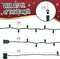 Clear Warm White Christmas Tree Lights – 6.3ft String of 35 Incandescent Mini Bulbs with Green Wire, Indoor & Outdoor Decorative Twinkle Lights, Multifunction Modes (Green - Clear Warm White Lights)